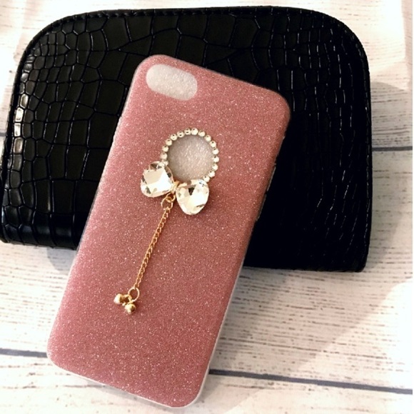 🎀IPhone X Luxury Crystal Bow Glitter Case🎀 - Picture 2 of 7